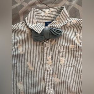 Old navy bottom up with bow tie cute for holidays 6-12months